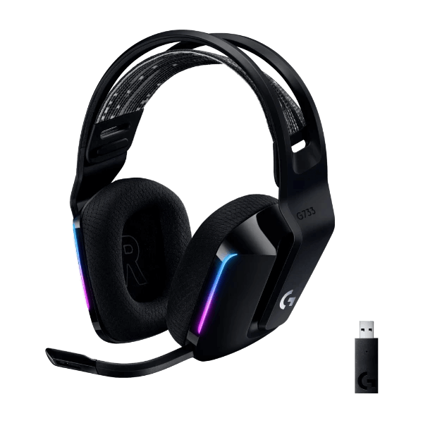 Qulaqlıq Logıtech G733 Lıghtspeed Wireless RGB Gaming Headset - Black - 2.4GHZ - Emea 981-000864 — Kompüterlər və noutbuklar, Bakı