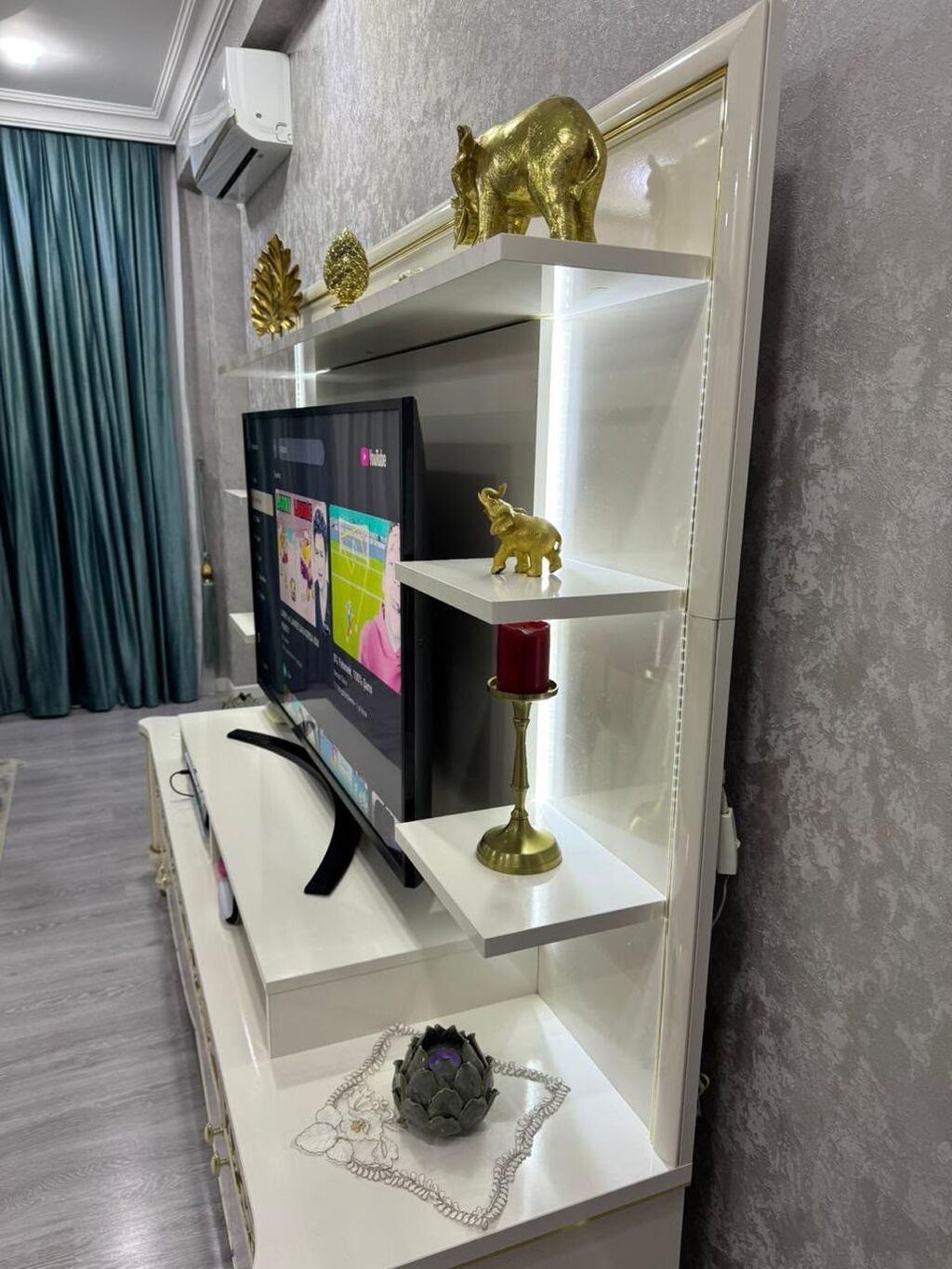 İşlənmiş, Düz TV altlığı, Polkalı, Laminat, Türkiyə — Televizor altlıqları və standlar, Bakı (3)