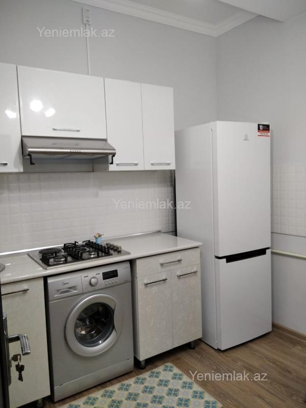 Kirayə 1 otaqlı Bina evi menzil (Yeni tikili), 45 m², Nəsimi rayonu — Mənzil, Bakı (5)