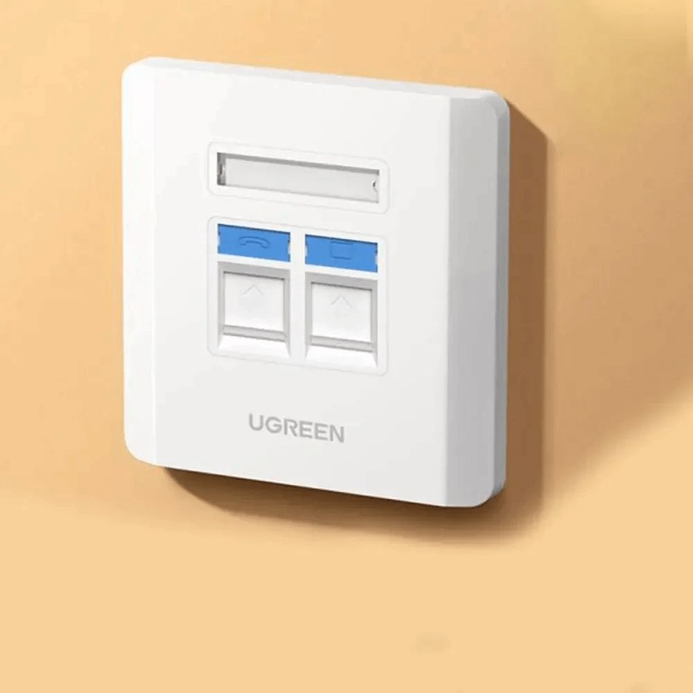 Ugreen Wall Plate Dual Ports 5pc/Box 80183 — SFP modulları və transceiverlər, Bakı (2)