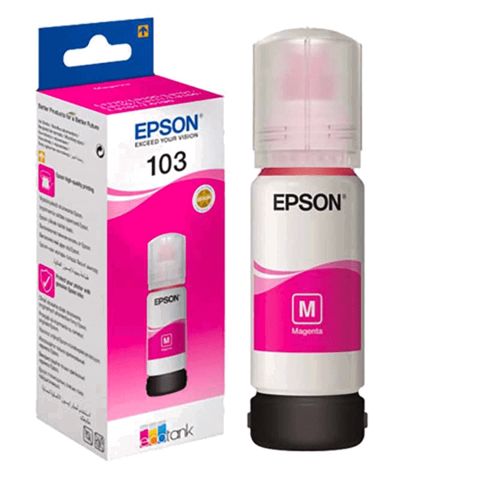 Epson kartric 103 EcoTank Magenta ink bottle C13T00S34A — Bakı