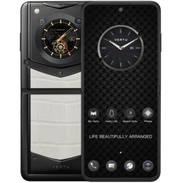 Vertu IronFlip Calf 12/512 GB Moon White — Motorola, Bakı