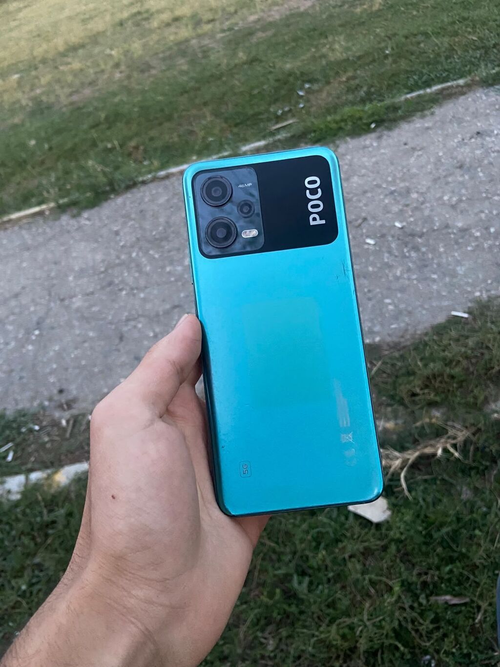 Poco X5 5G, 256 GB, rəng - Göy, Barmaq izi — Xiaomi, Bakı (2)