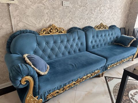 Divan, İşlənmiş, Açılmayan, Bazasız, Vеlur parça, Çatdırılma yoxdur — Bakı