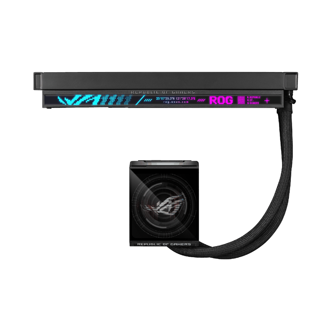 ASUS rog Strix lc ıv 360 argb LCD 90RC01M1-B0EAY0 aıo cooler — Ana platalar, Bakı (4)