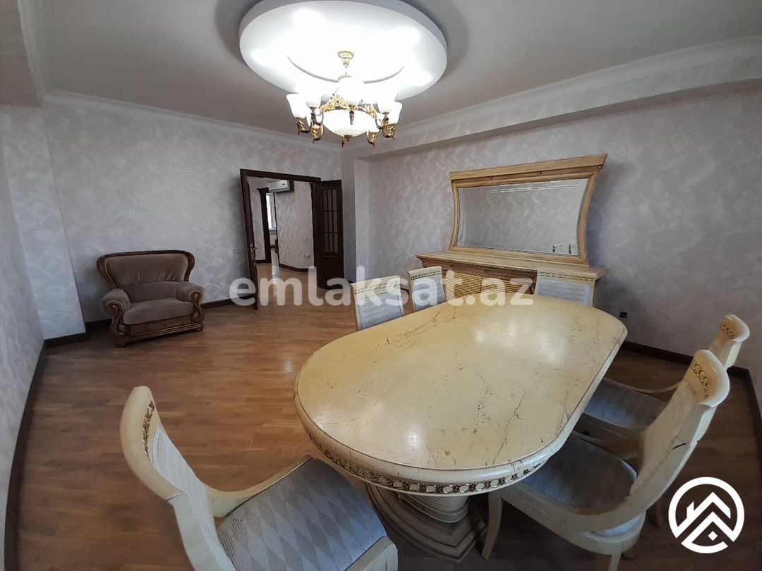 Kirayə (aylıq) 3 otaq yeni tikili 137 m², Nəriman Nərimanov metrosu — Mənzil, Bakı