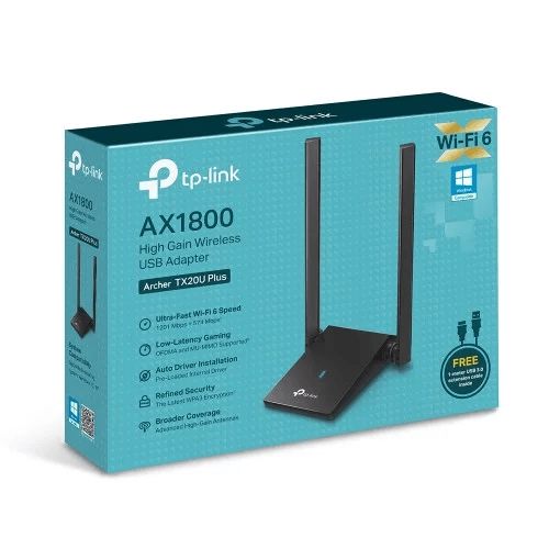TP Link Archer TX20U Plu İki diapazonlu USB Adapter — Şəbəkə və server avadanlığı, Bakı (3)