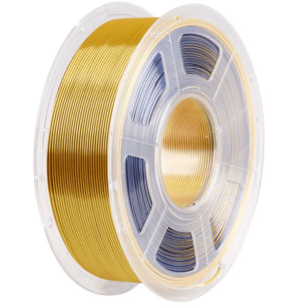 3D Printer üçün plastik Anycubic PLA Silk Filament Dual Color Black-gold 1.75mm 1kg AHSC07-103 — Printerləri, Bakı