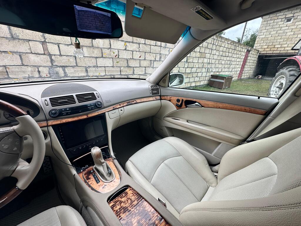 Mercedes E 350, 3.5 L, 2005 il, 389 421 km — Avtomobillər, Zaqatala (8)