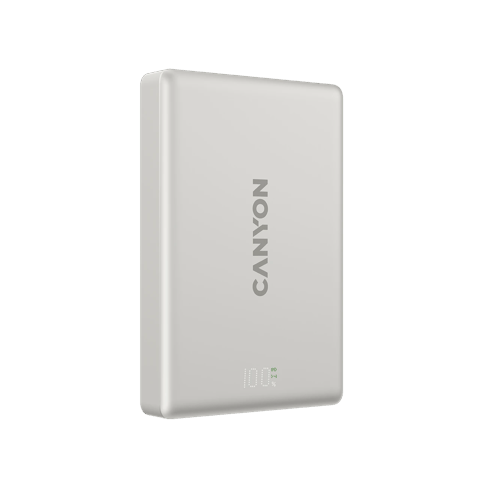 Portativ șarj cihazı Canyon OnPower 511, 10000 mA/saatda, Star Grey — Zaryadlovchi qurilmalar