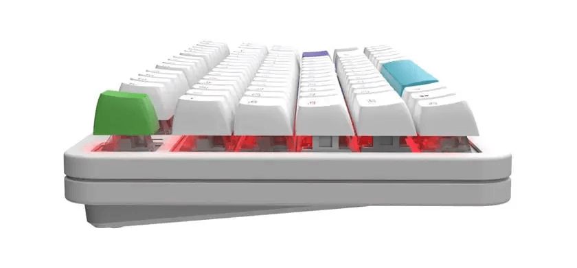 Simli Klaviatura Red Square Alumix TKL Simple [g3ms Amber] (RSQ-20050) White RSQ-20050 — Kompüterlər və noutbuklar, Bakı (3)