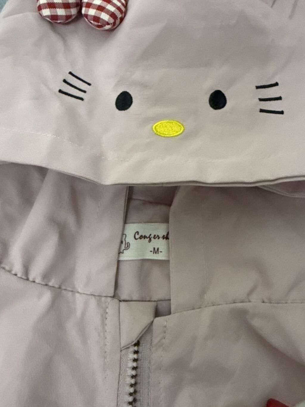 Uşaq üçün kapüşonlu yüngül jaket - Rəng: Pudra/solğun çəhrayı - Ölçü — Uşaq geyimi, Digah