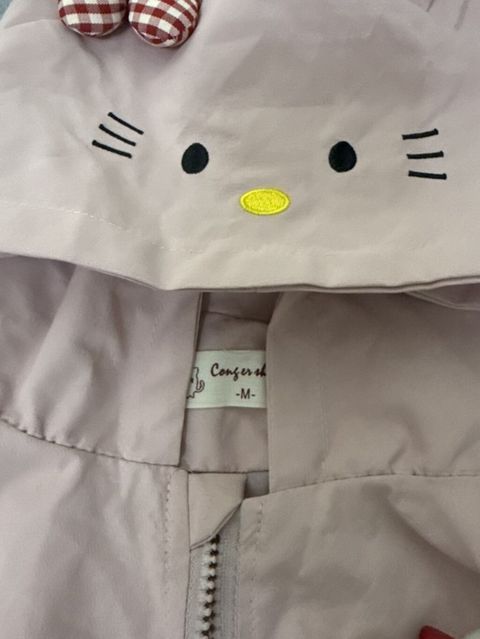 Uşaq üçün kapüşonlu yüngül jaket - Rəng: Pudra/solğun çəhrayı - Ölçü — Digah