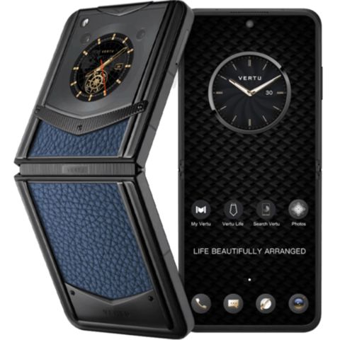 Vertu IronFlip Calf 12/512 GB Gentleman Blue — Bakı