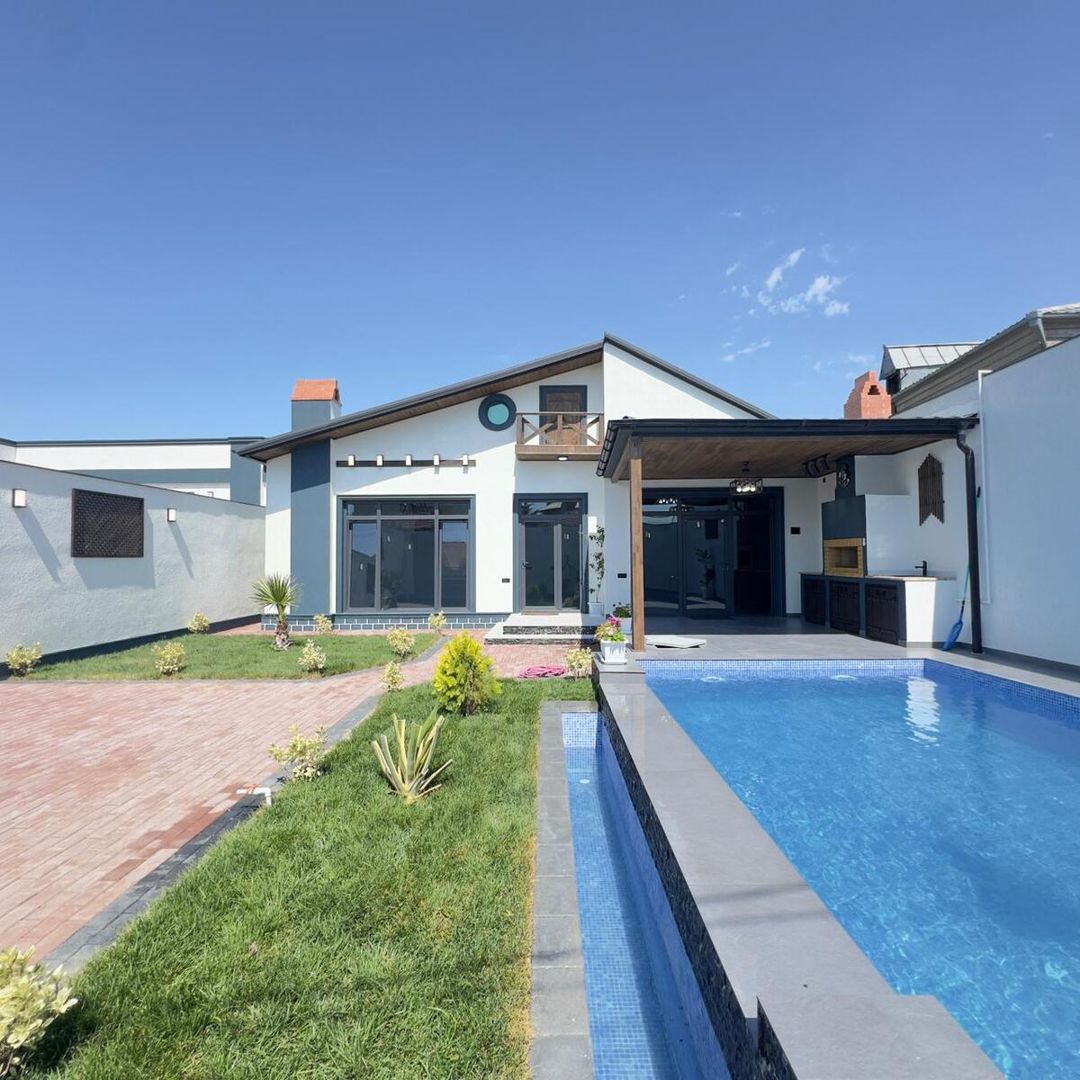 Satılır 4 otaqlı həyət evi/bağ evi 160 m² — Ev, villa, Bakı (2)