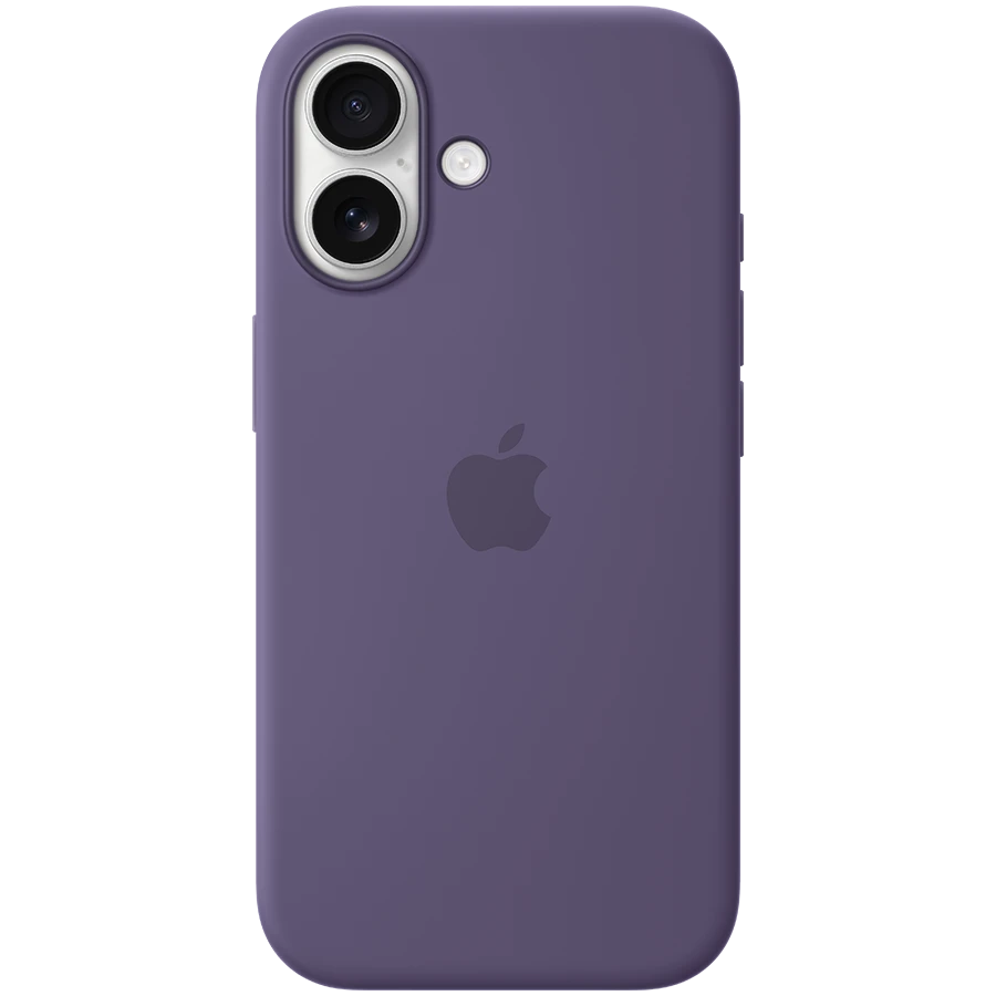Silikon qoruyucu örtük Apple MagSafe ilə iPhone 17 üçün, Purple Fog — Bakı