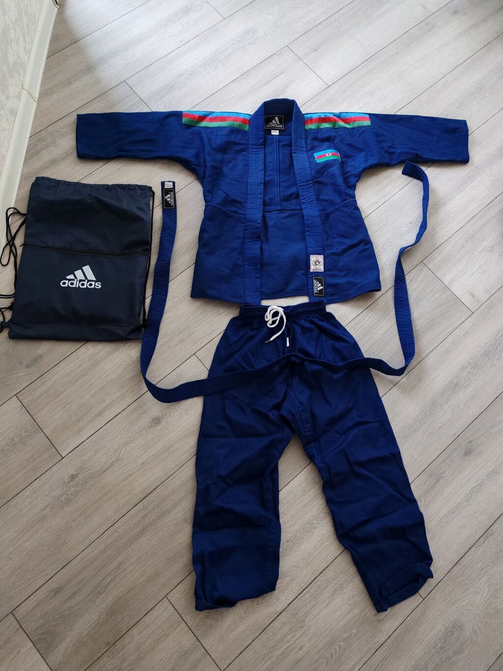 Orijinal Adidas Cüdo Kimonosu (120 sm) + Kəmər və Çanta 2 — İdman və istirahət, Sumqayıt