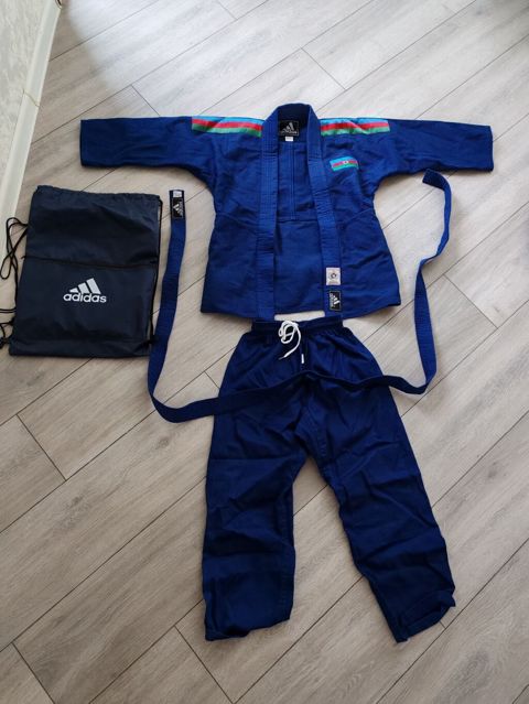 ​Orijinal Adidas Cüdo Kimonosu (120 sm) + Kəmər və Çanta ​2 — Sumqayıt