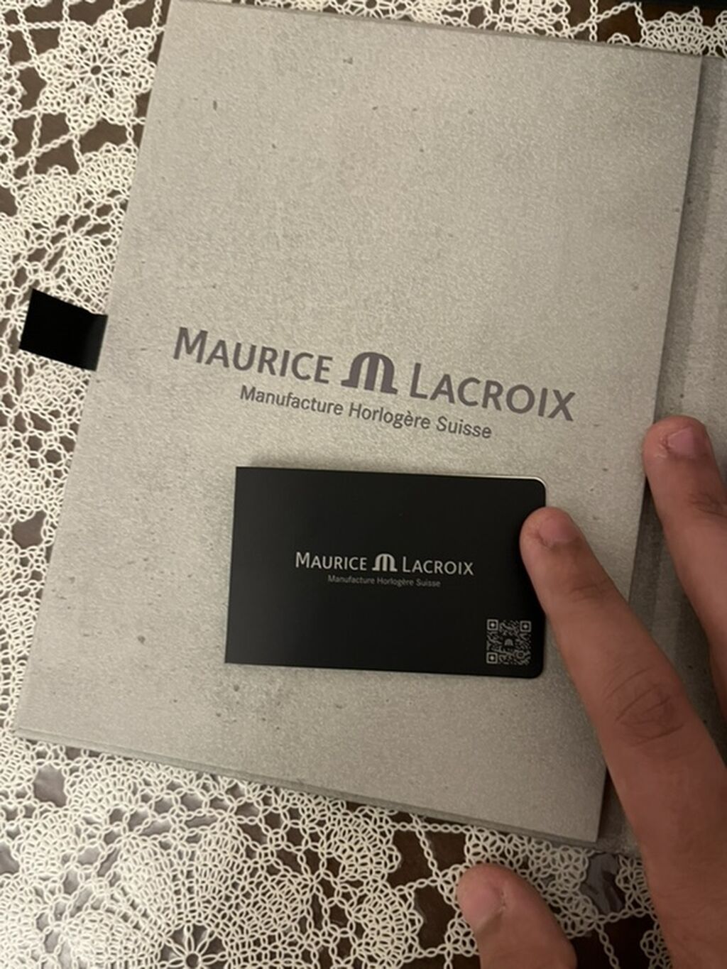 Maurice Lacroix 1975 Quartz Chronograph Tamamilə yeni və istifadə — Saat sapları və bilərziklər, Digah (4)