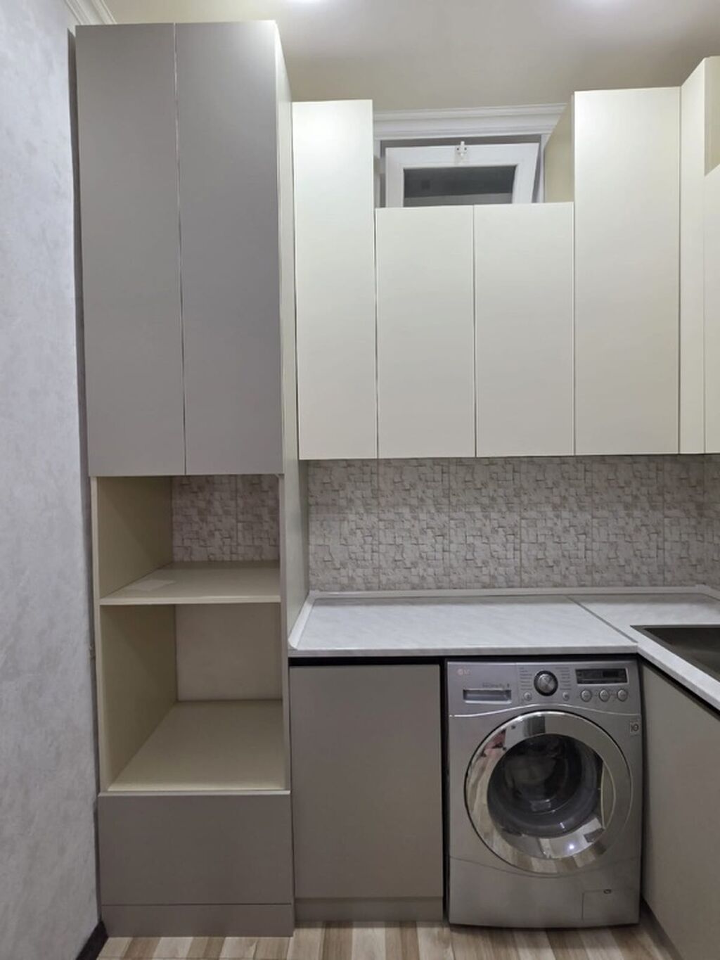 Sifarişlə mətbəx dəsti, Özü çəkən petlələr, MDF, Kredit var, Pulsuz çatdırılma — Mətbəx mobilyası, Xırdalan (2)