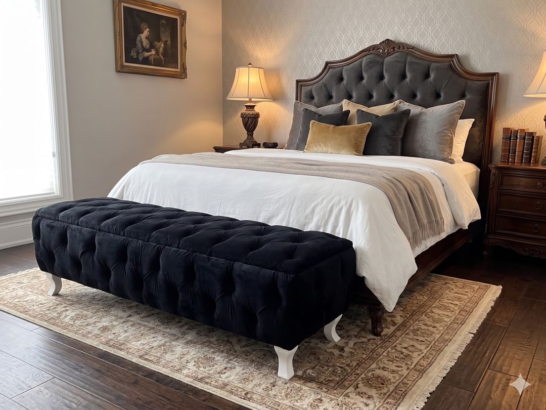 Pufik 887, qara, 135x40x45 sm — Mallar, Bakı (2)
