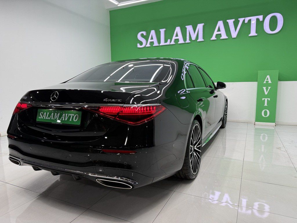 Mercedes S 500 4MATIC, 3.0 L, 2023 il, 15 900 km — Avtomobillər, Bakı (6)