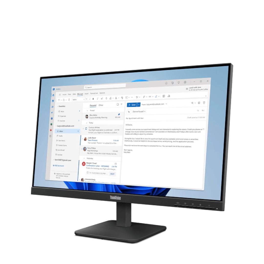Monitor Lenovo ThinkVision S24-4e 64B5KAT1EU — Monitorlər, Bakı (2)