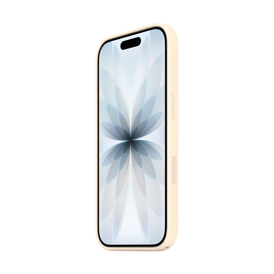 Silikon qoruyucu örtük Apple MagSafe ilə iPhone 17 üçün, Vanilla — Şarj cihazları, Bakı (2)