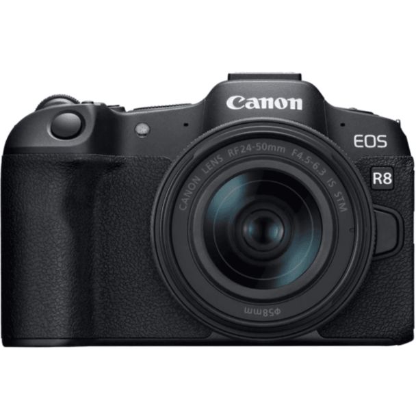 Fotoaparat Canon EOS R8 + Lens RF24-50 F4.5-6.3 IS STM 5803C016 — Fotoaparat, Bakı