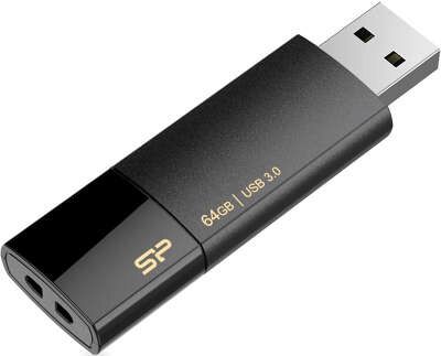 Flash kart Silicon Power Blaze B05 Flash Drive 64GB Black SP064GBUF3B05V1K — Kompüterlər və noutbuklar, Bakı