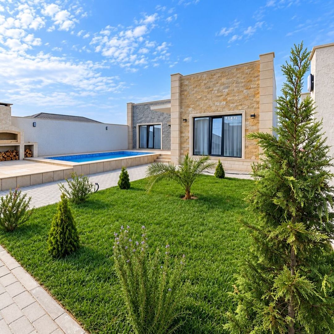 Satılır 4 otaqlı həyət evi/bağ evi 160 m² — Ev, villa, Bakı (2)