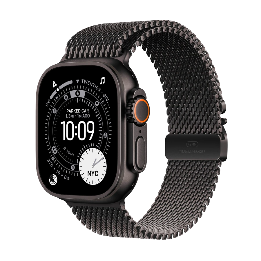 Apple Watch Ultra 3, 49mm, Milan kəmər -inchBlack Titanium-inch, M, Qara — 2 149 ₼ · Bakı · Ağıllı saatlar Apple Watch Ultra 3, 49mm, Milan kəmər -inchBlack Titanium-inch, M, Qara — Bakı