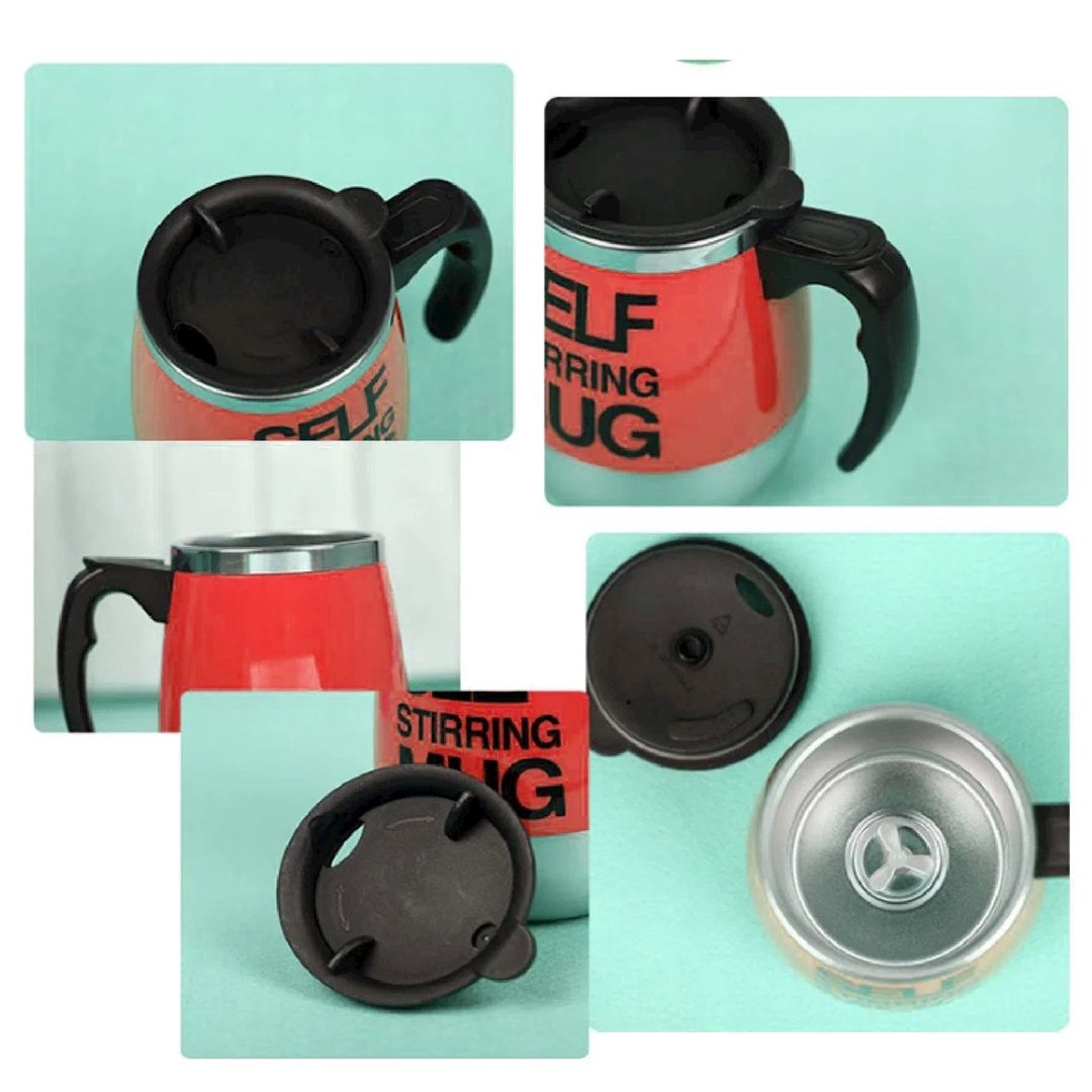 Özü qarışdıran fincan Self Stirring Mug Red, 350 ml — Mallar, Bakı (3)