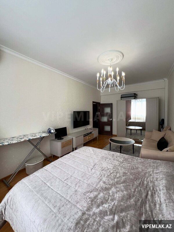 Nərimanov rayonunda 1 otaqlı Yeni tikili Kirayə verilir, 65 m² — Mənzil, Bakı (4)