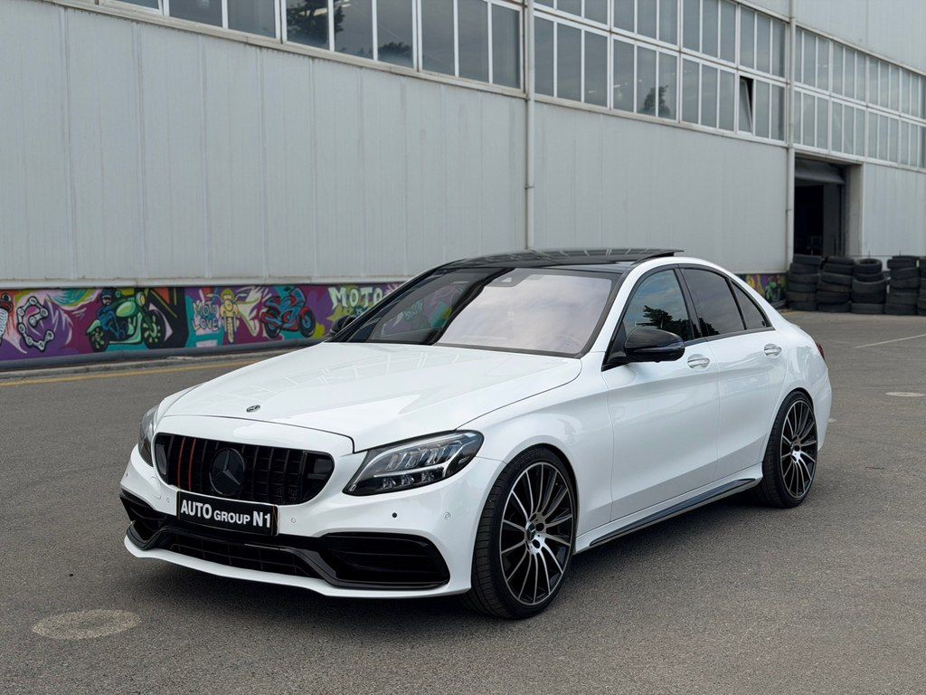 Mercedes C 300, 2.0 L, 2021 il, 80 000 km — Avtomobillər, Bakı (2)