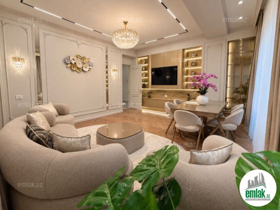 Satılır 3 otaqlı 128 m² yeni tikili Şah İsmayıl Xətai m — Mənzil (2)