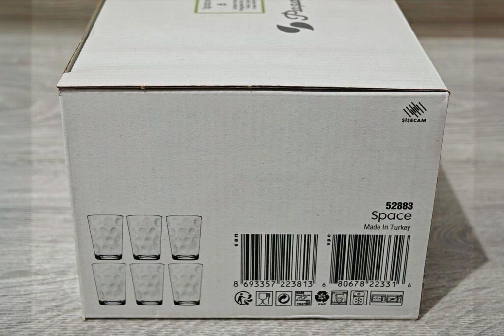 Stəkanlar, Şüşə, 6 ədədli dəst, 200 ml, Türkiyə — Süfrə qabı, Bakı (2)