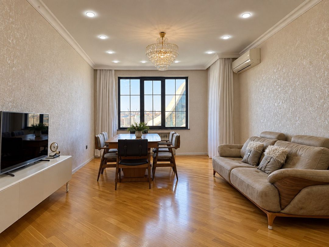 Satılır 3 otaqlı yeni tikili 101 m² — Mənzil, Bakı (2)