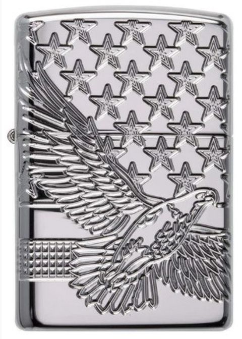 Зажигалка Zippo Бензиновая Латунь Серебристый 10 ml 49027 — Bakı