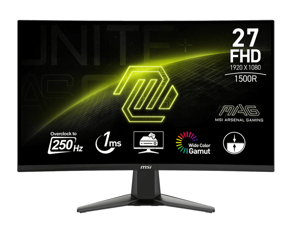 MSI Curved Monitor 27" MAG 27C6X 250Hz — Monitorlər, Bakı