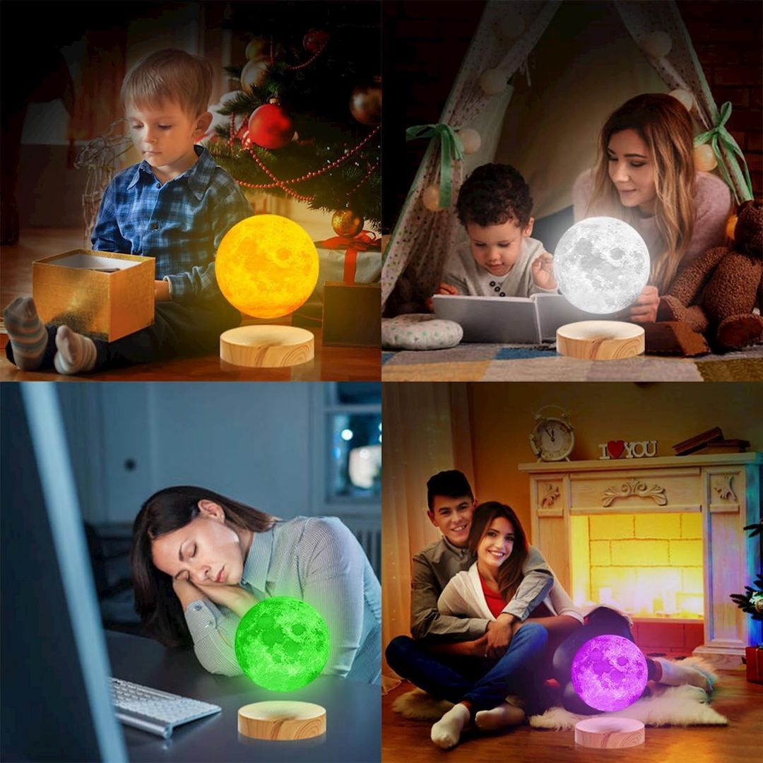 Levitasiya edən gecə lampası GAzer Levitating Moon Lamp 3D Printing — Mallar, Bakı (3)