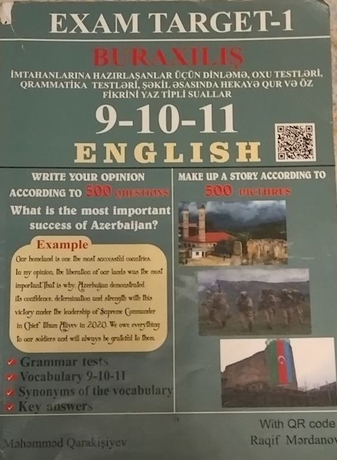 Məhsul: “Exam TARGET-1 – Buraxılış (English) 9-10-11” Təsvir: - 9, 10 — Gəncə