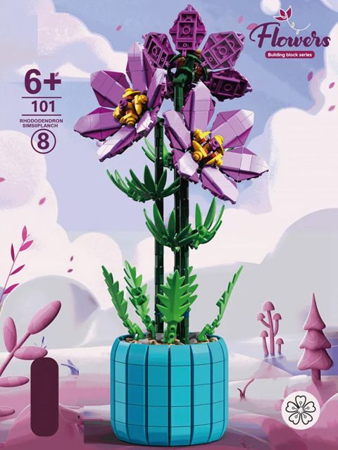 Konstruktor Zuanma Flower, 101 element — Bakı