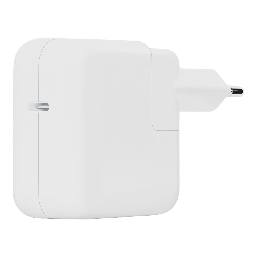 Qidalanma adapteri Apple Usb-c, 30 Vt, Ağ — Smartfon aksesuarları, Bakı