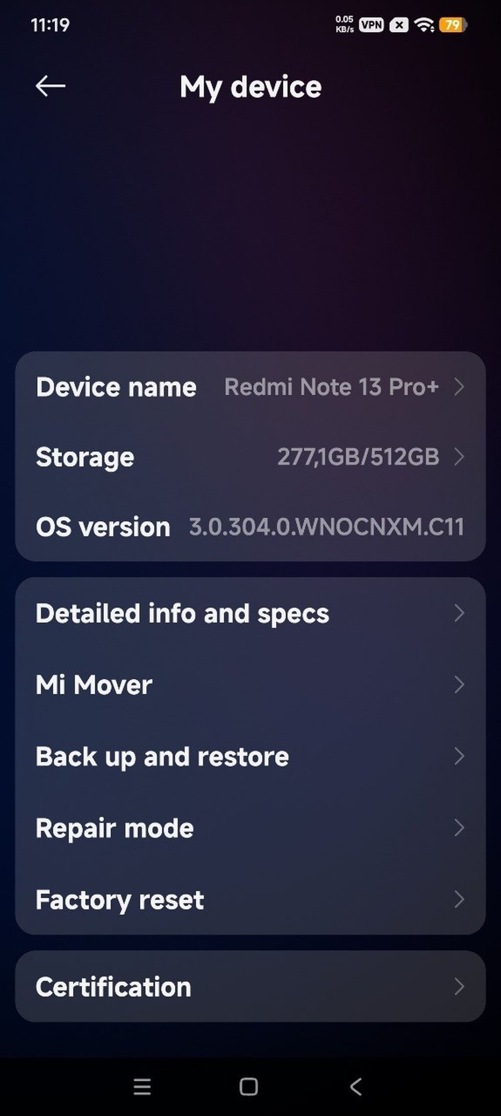 Redmi Note 13 Pro+, 512 GB, Sensor, Barmaq izi, İki sim kartlı — Xiaomi, Bakı (10)