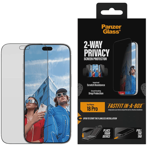 Qoruyucu şüşə Panzerglass iPhone 18 Pro üçün — Şarj cihazları