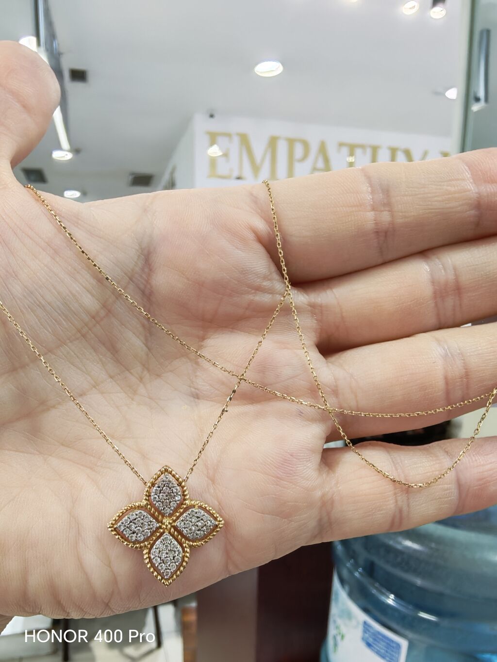 Boyunbağı, Sarı qızıl, 585 Əyar, 216 g — Qolye və zəncir, Bakı (2)