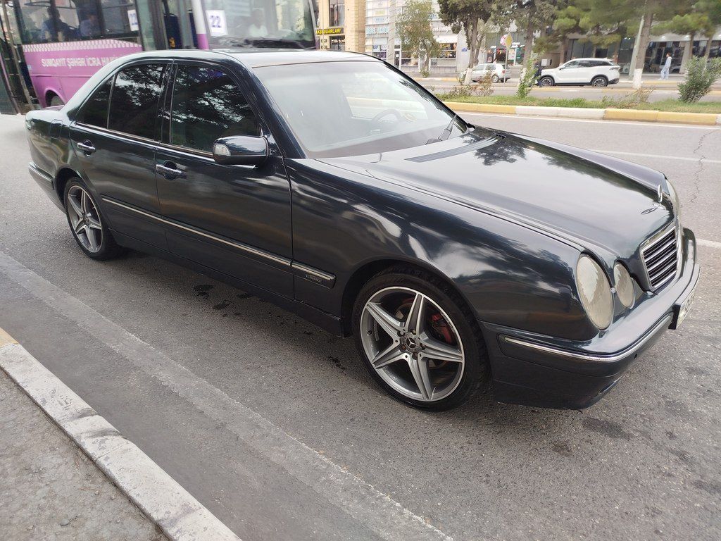 Mercedes E 270, 2.7 L, 2000 il, 489 535 km — Avtomobillər, Sumqayıt (2)