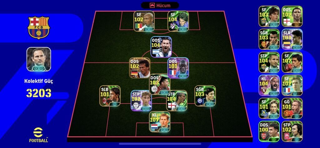 Satılır eFootball 3215 Güc / Əfsanəvi Heyət + Xüsusi Menecerlə — Digər, Bakı (4)