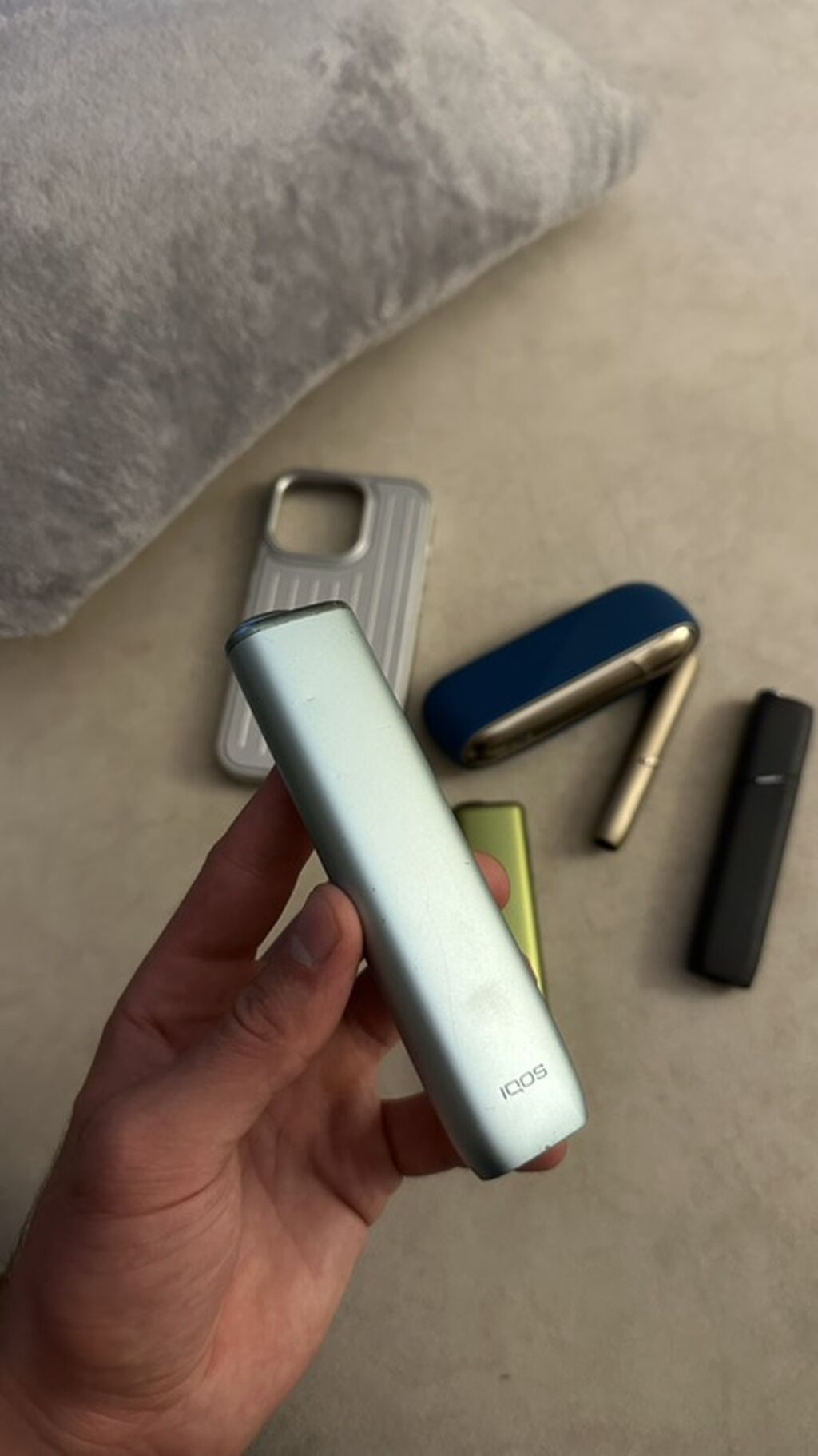Iqos aksesuarları və cihazları dəsti Təsvir: - Iqos tütünü qızdıran — Elektronik siqaretlər, Bakı (2)